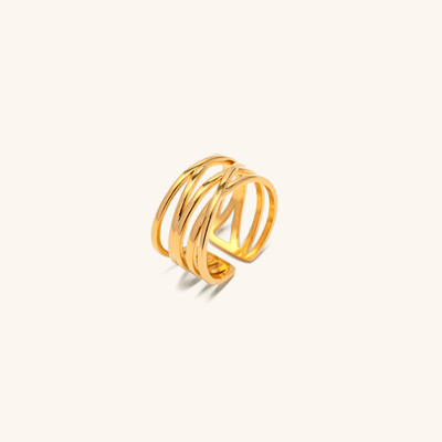 18k Alluvial Gold Ring