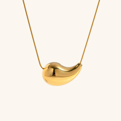 18k Gold Sandy Drop Necklace