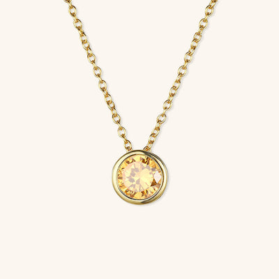 Amelia 18k Gold Birthstone Necklace