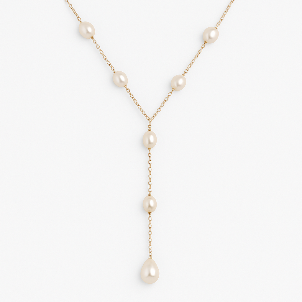 Evelina™ | Women's Classic Vintage Pearl Pendant Necklace