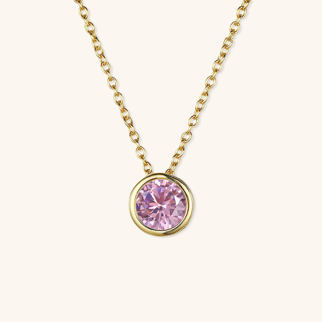 Amelia 18k Gold Birthstone Necklace