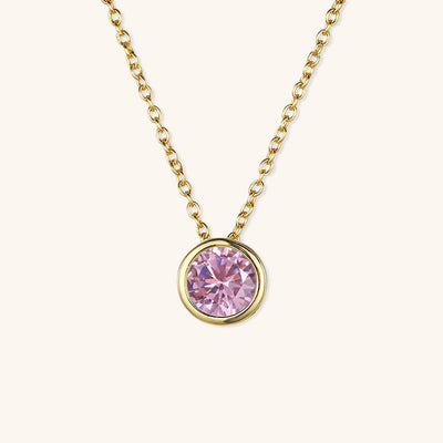 Amelia 18k Gold Birthstone Necklace