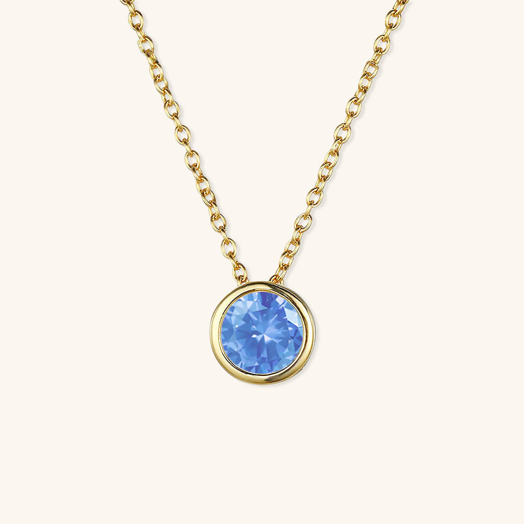 Amelia 18k Gold Birthstone Necklace