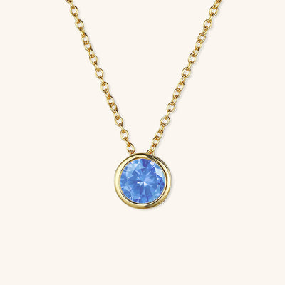 Amelia 18k Gold Birthstone Necklace
