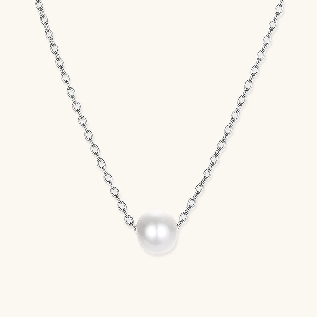 14k Gold Marianne Necklace Adorned with Freshwater Pearls