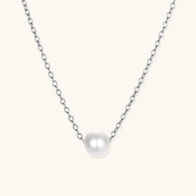 14k Gold Marianne Necklace Adorned with Freshwater Pearls