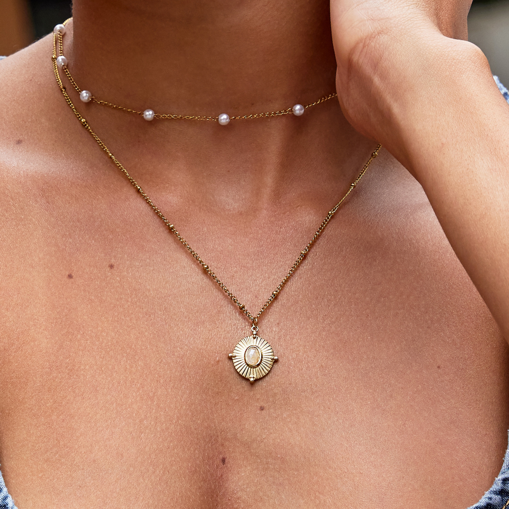 Monique Vintage Stein Necklace