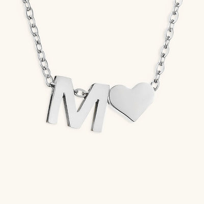 18k Gold Initial Necklace - Ria