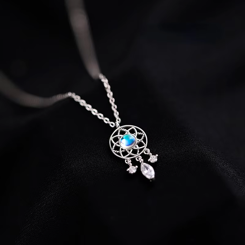 Dreamcatcher Moonstone Necklace
