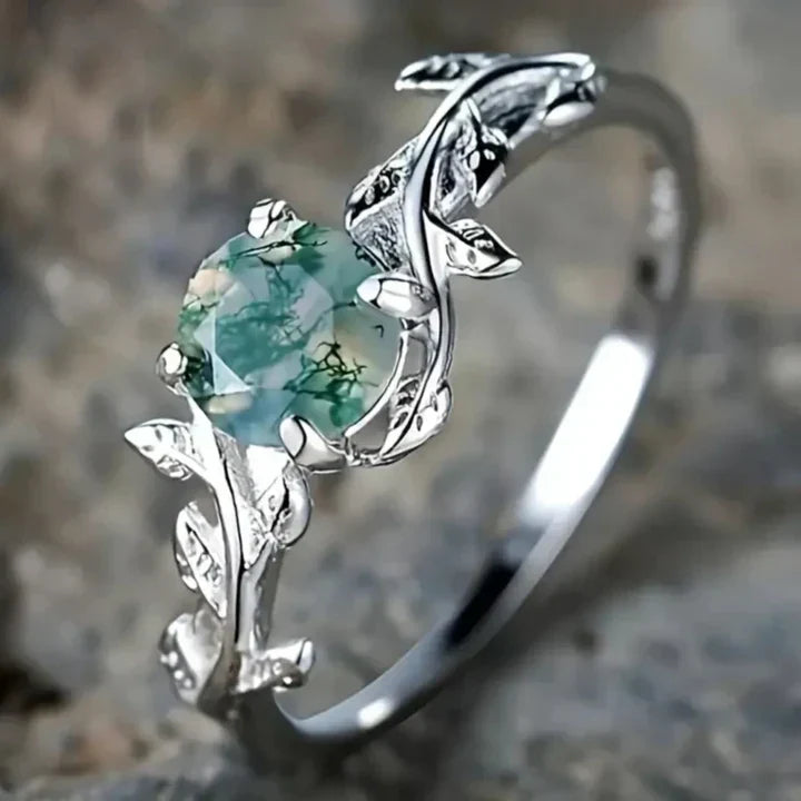 Savannah | Unique Green Gemstone Ring
