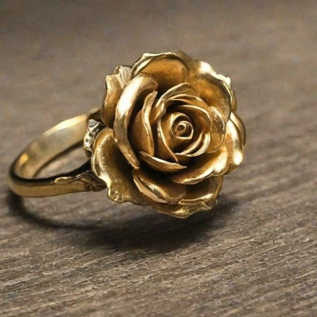 Eternal Golden Blossom Ring