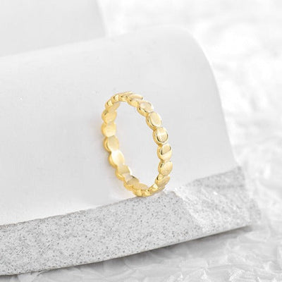 18k Gold Orbit Echo Ring