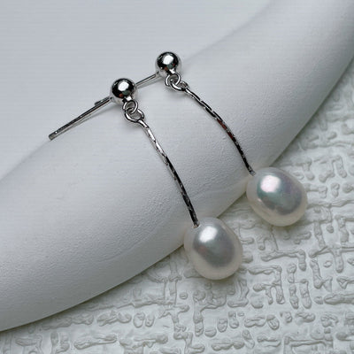 Delicate Freshwater Pearl Earrings for Babies
