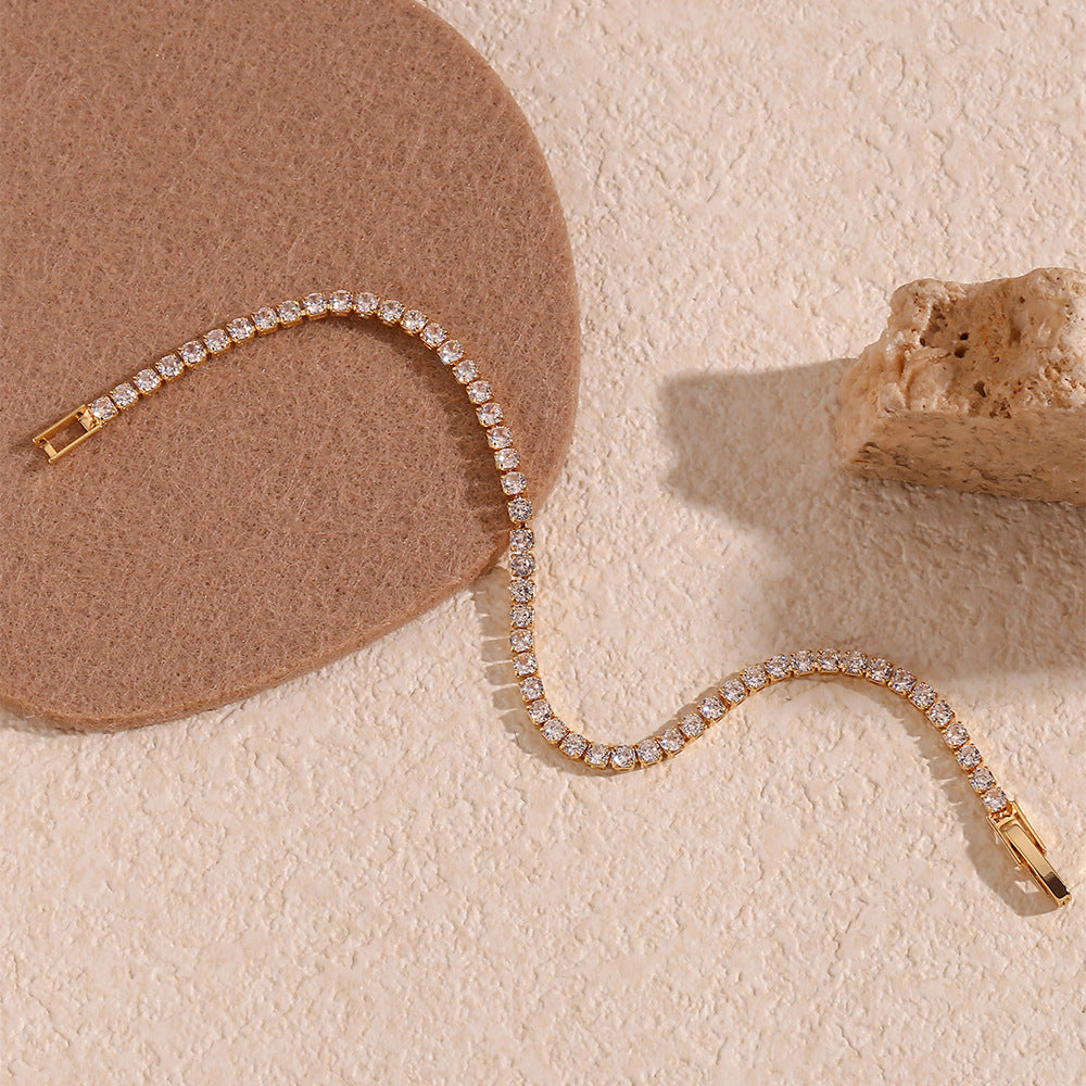 Lillian Tennis Bracelet | 18K Gold