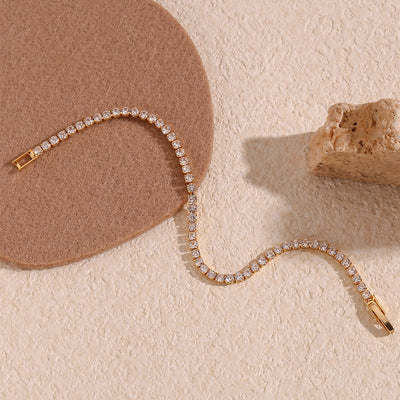 Lillian Tennis Bracelet | 18K Gold