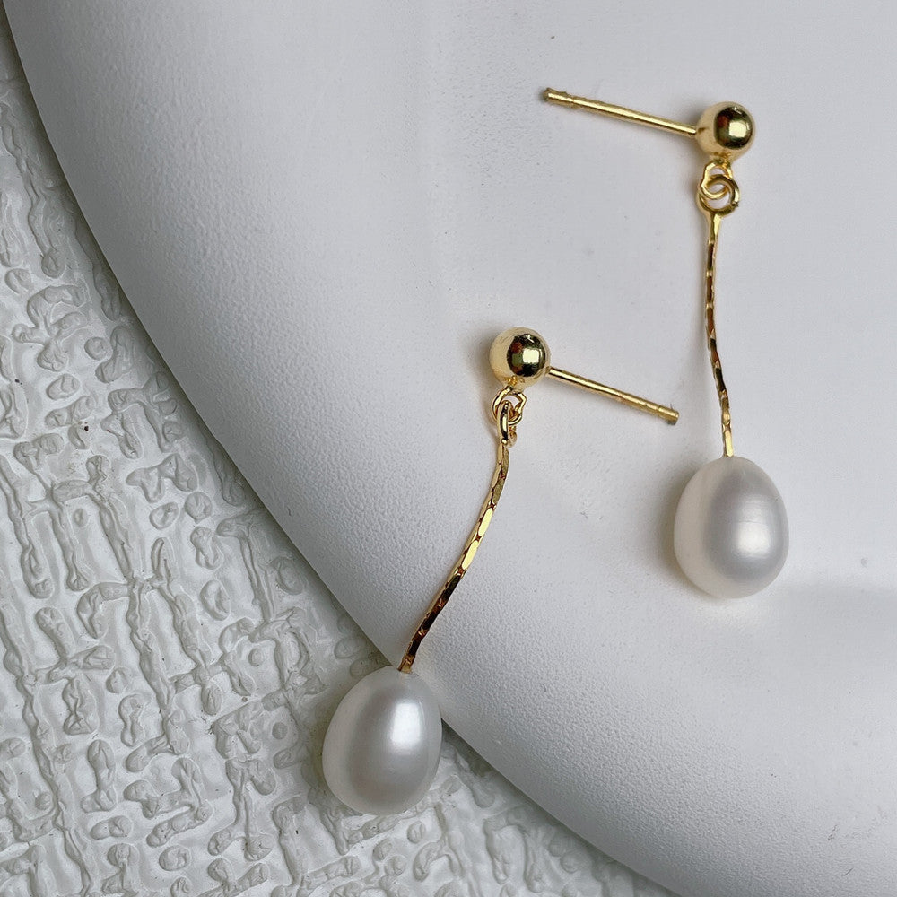 Delicate Freshwater Pearl Earrings for Babies