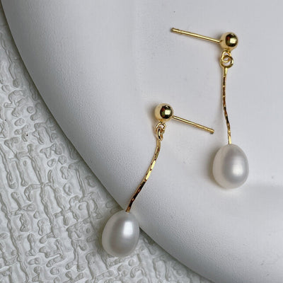 Delicate Freshwater Pearl Earrings for Babies