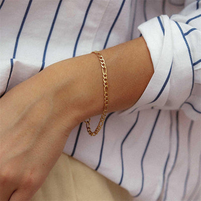 18k Gold Saturn Bracelet