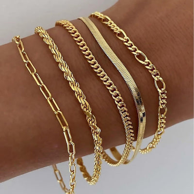 Ellis™ Gold Bracelet Collection