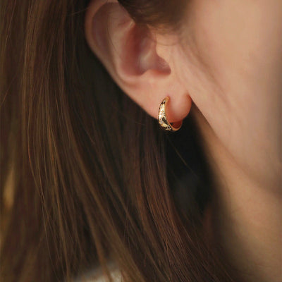 Elegant Gold and Silver Earrings