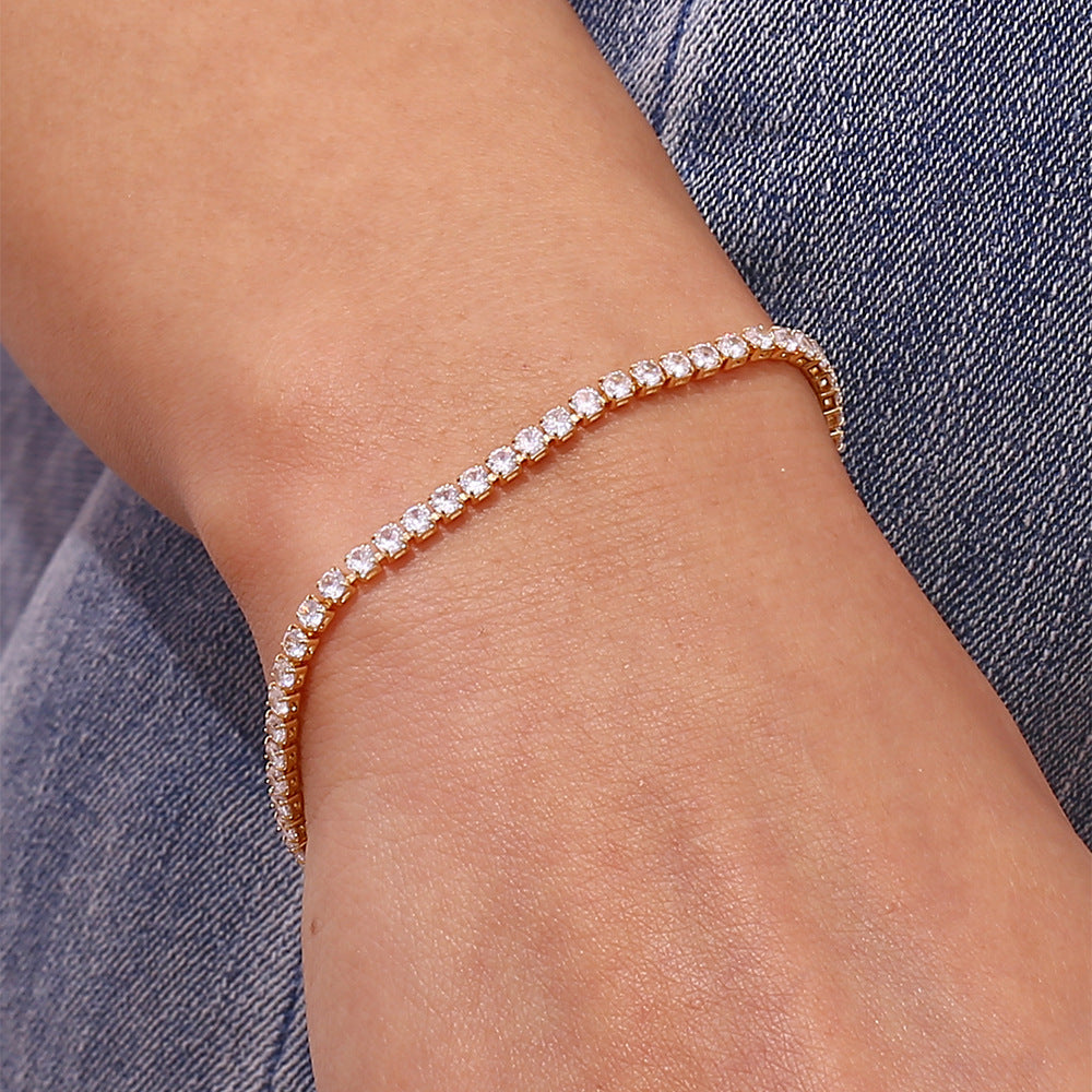 Lillian Tennis Bracelet | 18K Gold