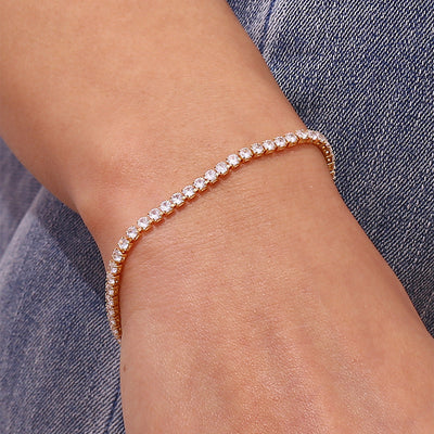 Lillian Tennis Bracelet | 18K Gold
