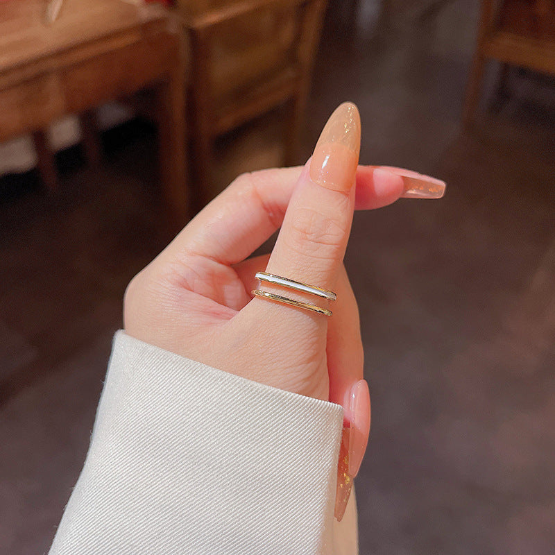 Olivia Geometric 18k Gold Ring