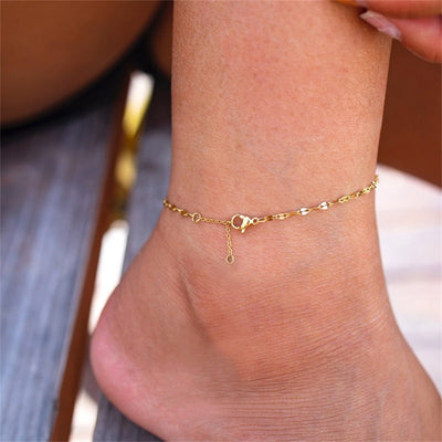 Charlotte 18k Gold Ankle Bracelet