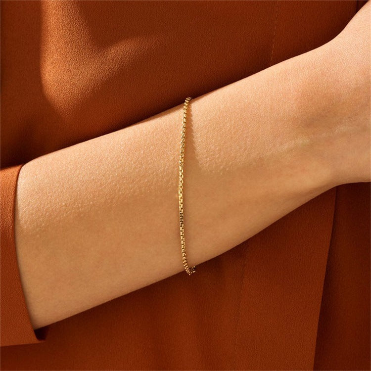 18k Gold Victoria Chain Bracelet