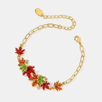 Maple Leaf Charm Bracelet