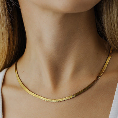 Braid Design Elysian Gold Necklace | 18k Gold