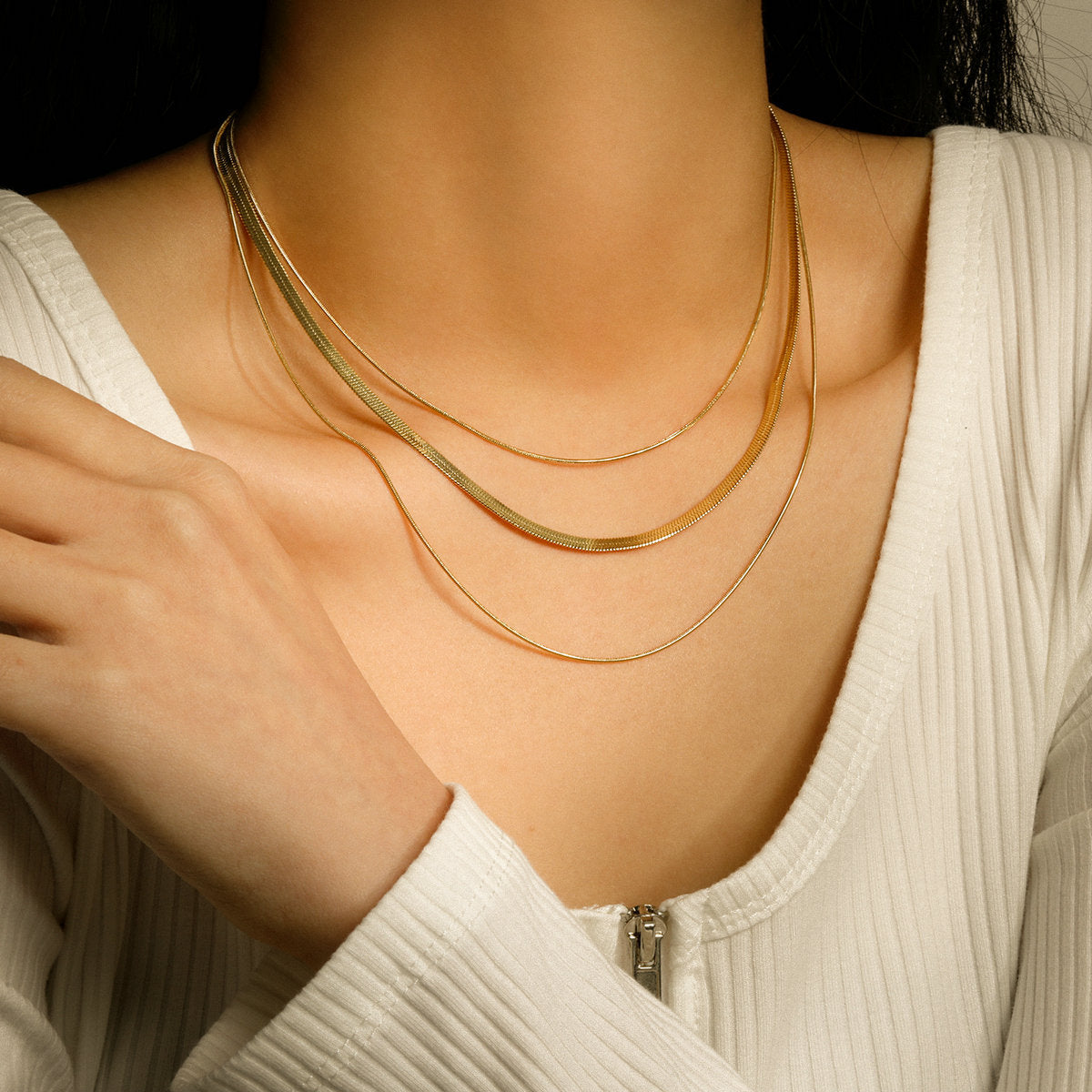 Zafina 18k Gold Necklace