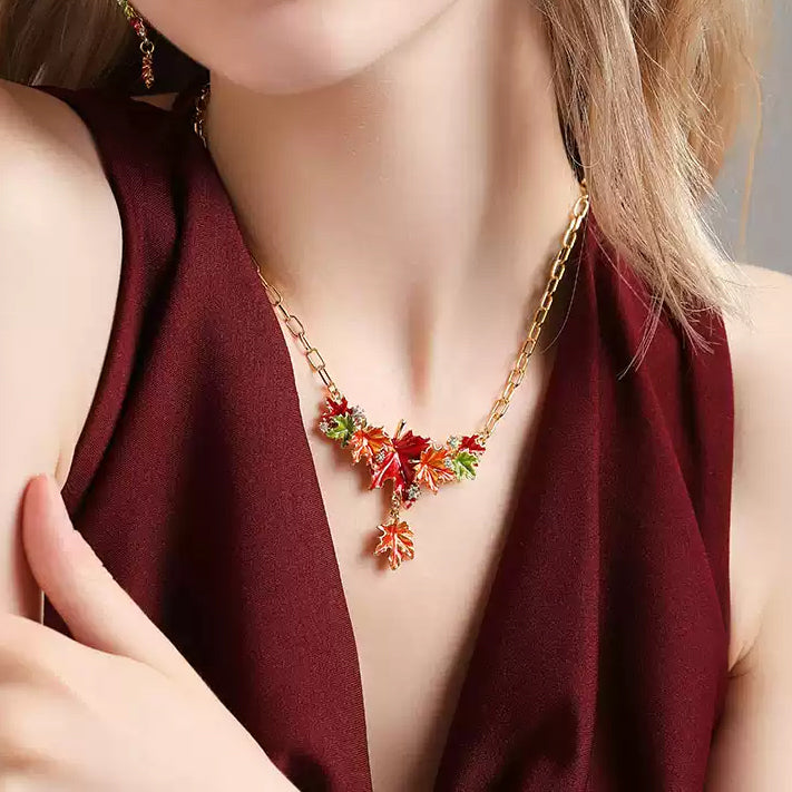 Maple Leaf Pendant Necklace