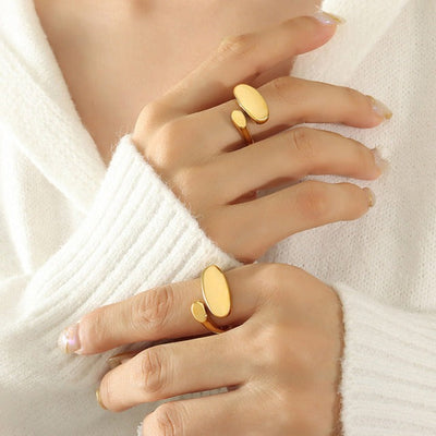 18k Gold Minimalist Odyssey Ring