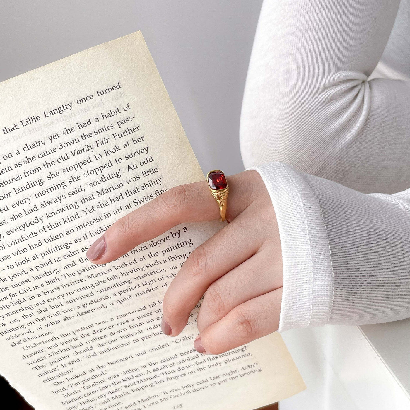 Carmine Arv Ring | 18K Gold