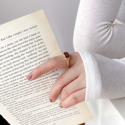 Carmine Arv Ring | 18K Gold