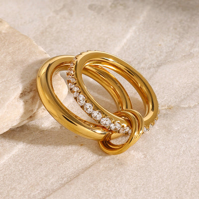 Alison 18k Gold Diamond Ring