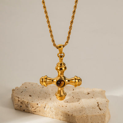 Della Necklace in 18K Gold