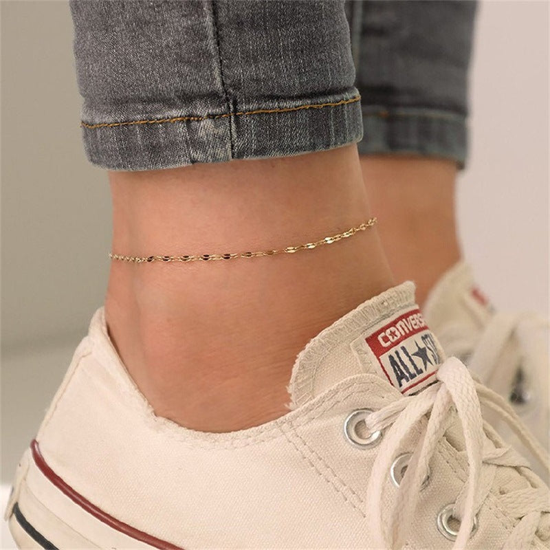 Charlotte 18k Gold Ankle Bracelet