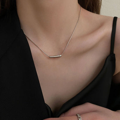 Sandra Snakebone Pendant in 14k Gold