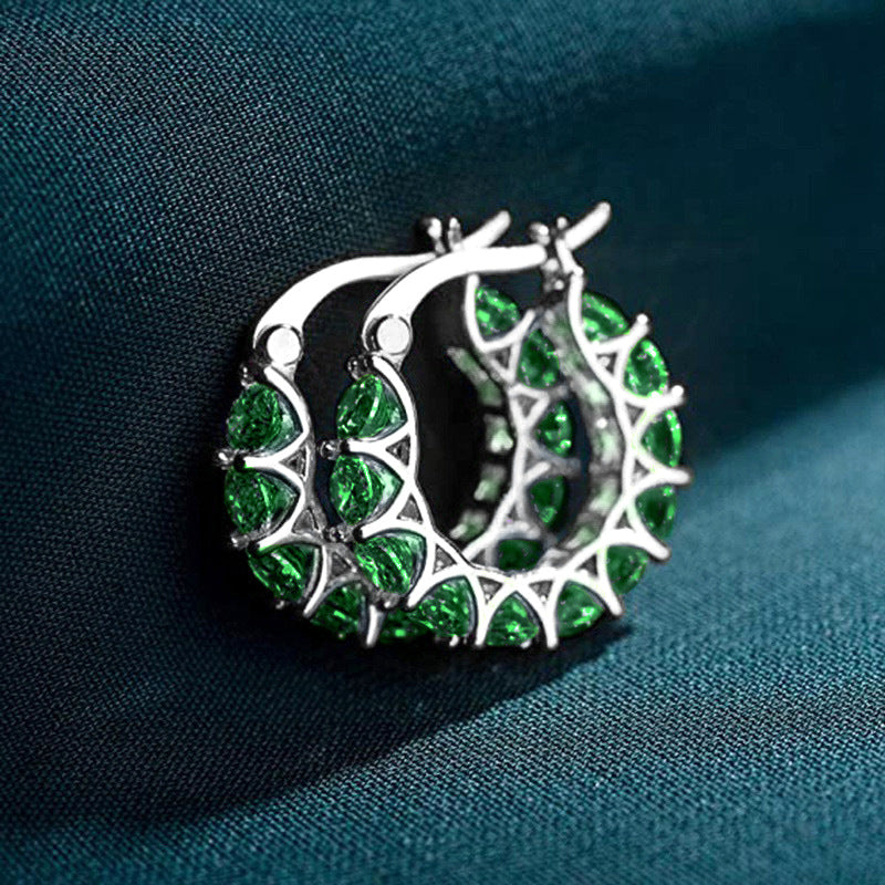 Gold Hoop Earrings by Elena Marlowe