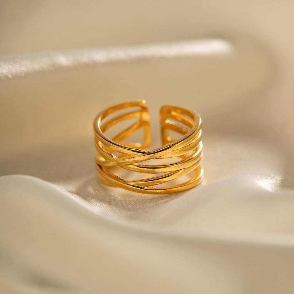 18k Alluvial Gold Ring