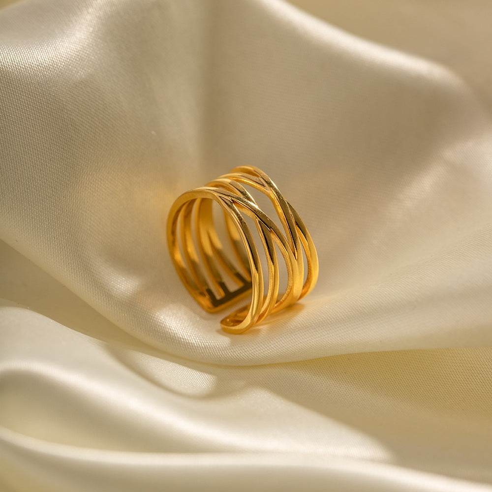 18k Alluvial Gold Ring