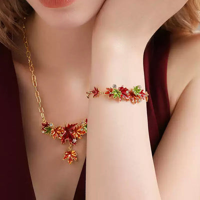 Maple Leaf Charm Bracelet