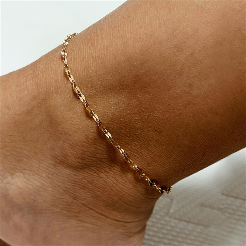 Charlotte 18k Gold Ankle Bracelet