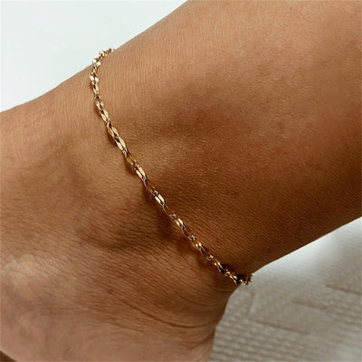 Charlotte 18k Gold Ankle Bracelet