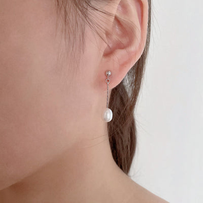 Delicate Freshwater Pearl Earrings for Babies