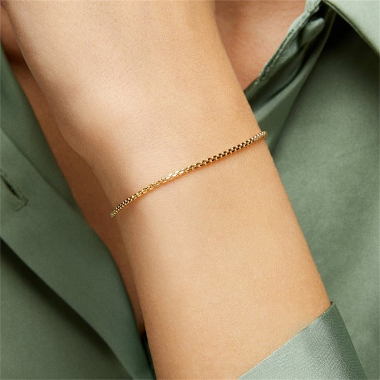 18k Gold Victoria Chain Bracelet