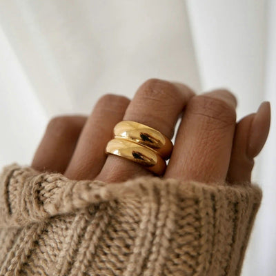 18k Gold Zelle Ring