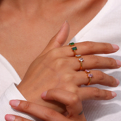 Fedilia 18k Gold Edelstein Ring